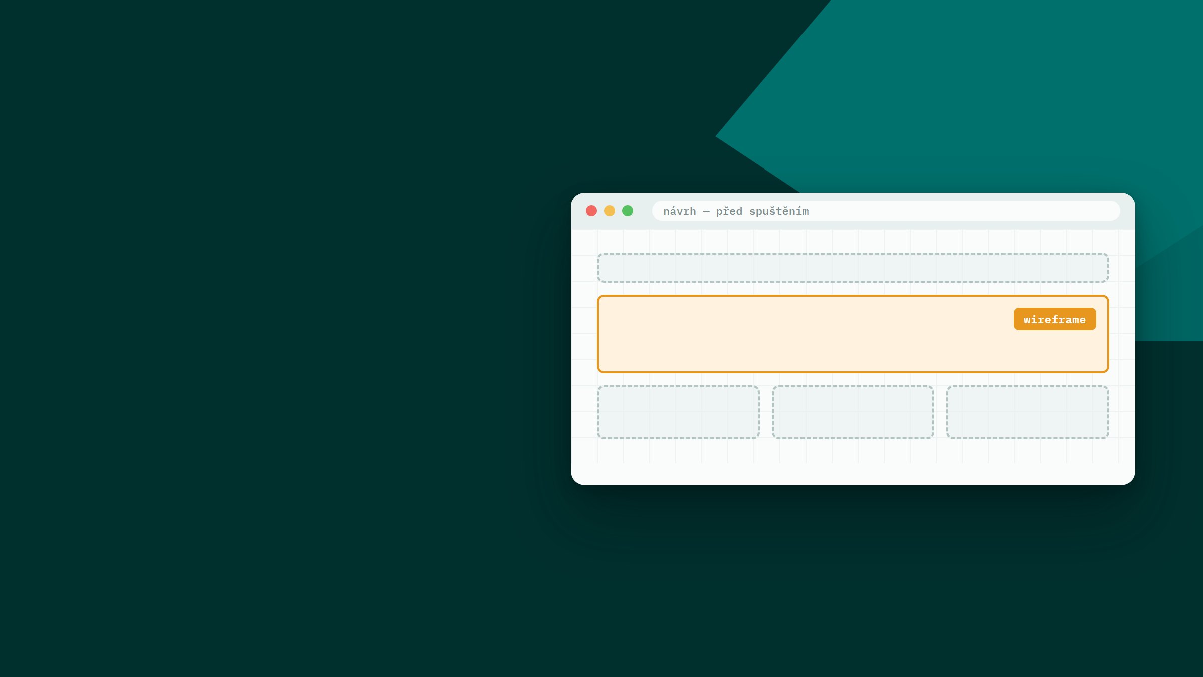 UX před spuštěním webu